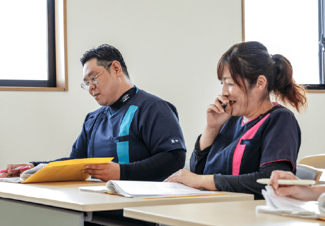 いこいの里 徳吉で働く菊田さん