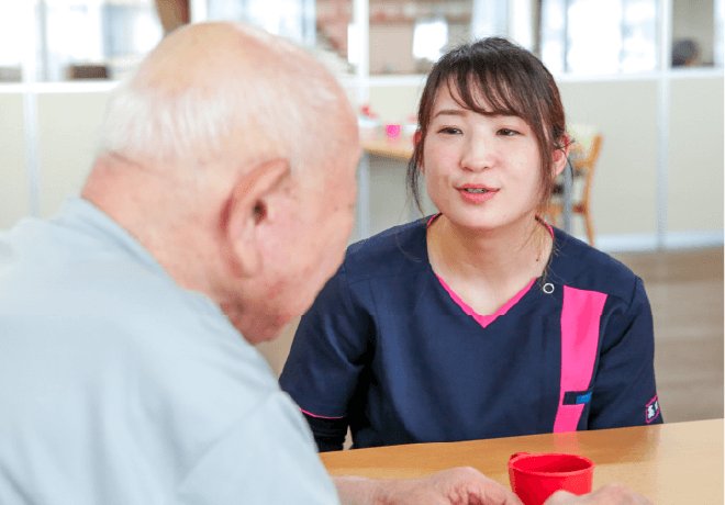 いこいの里 巨勢の高田さん