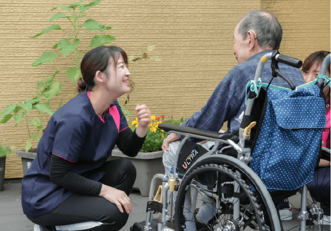 いこいの里 巨勢の高田さん