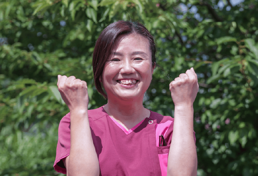 先輩の1日と働きがい