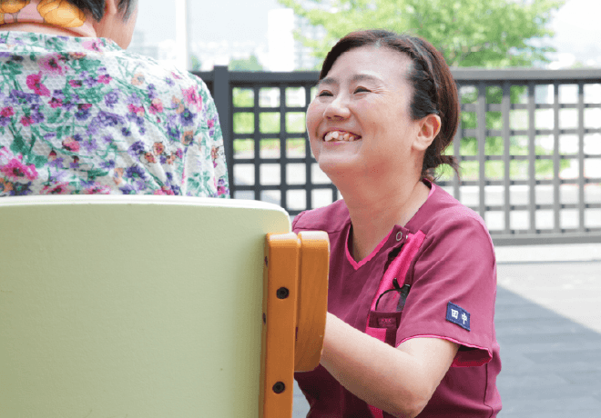 いこいの里 中原の田中さん