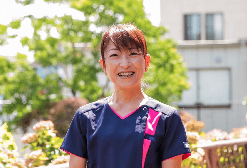 先輩の1日と働きがい